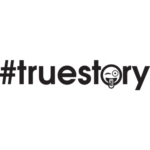 #truestory Vinyl Sticker